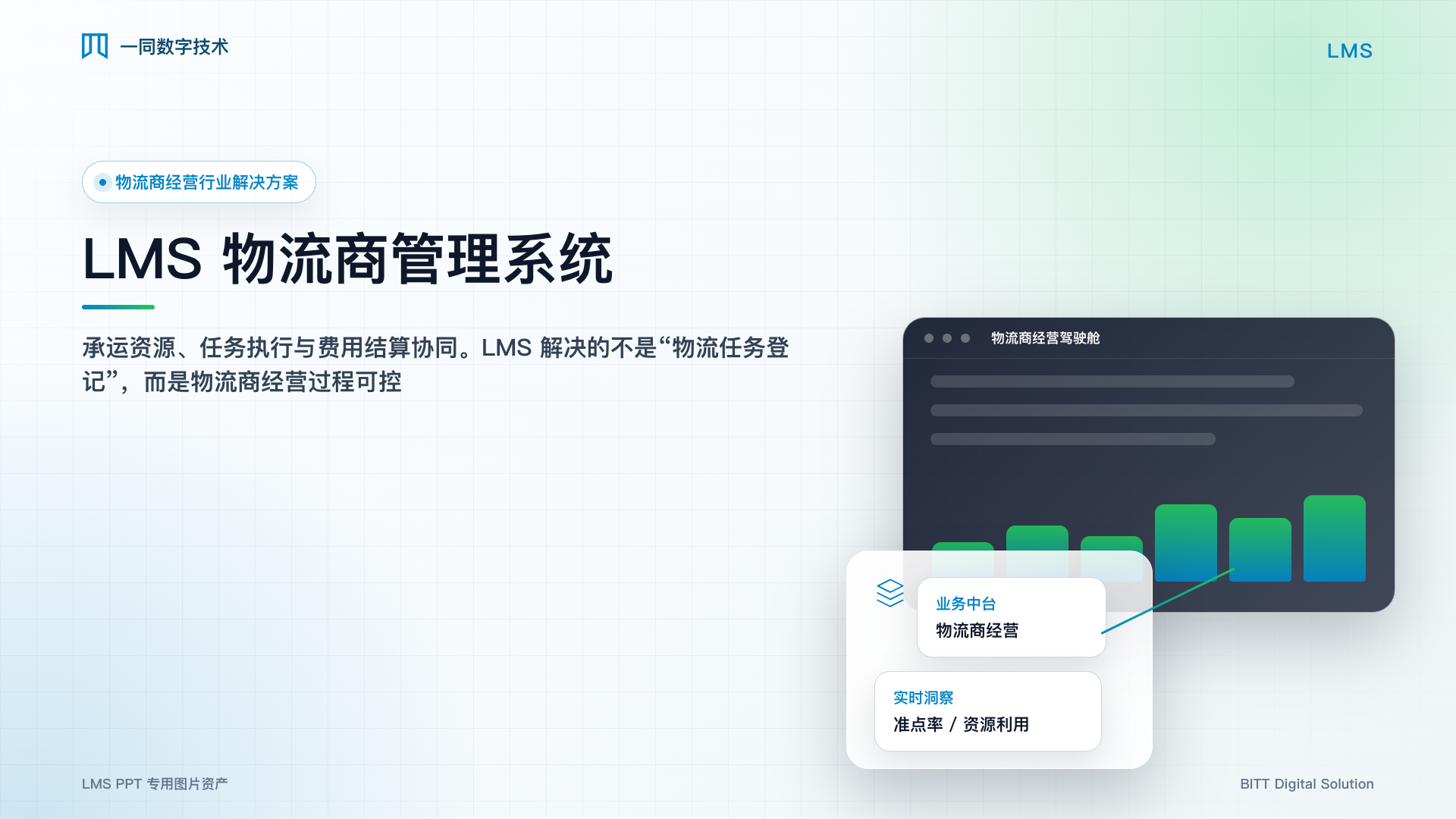 物流商管理系统封面主视觉